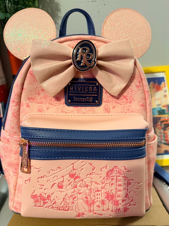 Loungefly Handbags - Loungefly Disney Riviera Resort Coral Mini Backpack